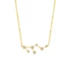 H5799c337dae44f74b09c449e72d77eaaX-1.webp Clear Zircon Constellation Necklace Women Capricorn Libra Aries Leo Virgo Taurus Stainless Steel Horoscope Zodiac Necklaces Gift