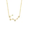 H67a2e674b524491da972678d83589116P-1.webp Clear Zircon Constellation Necklace Women Capricorn Libra Aries Leo Virgo Taurus Stainless Steel Horoscope Zodiac Necklaces Gift